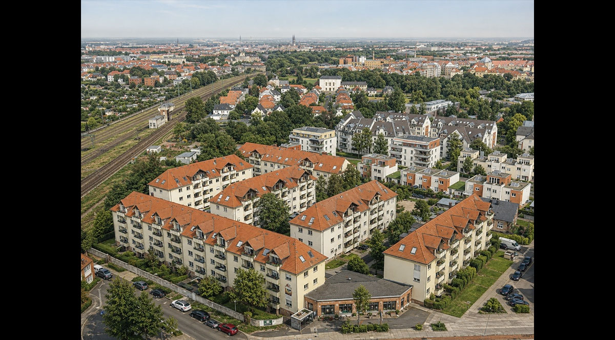 Wohngebiet in Magdeburg