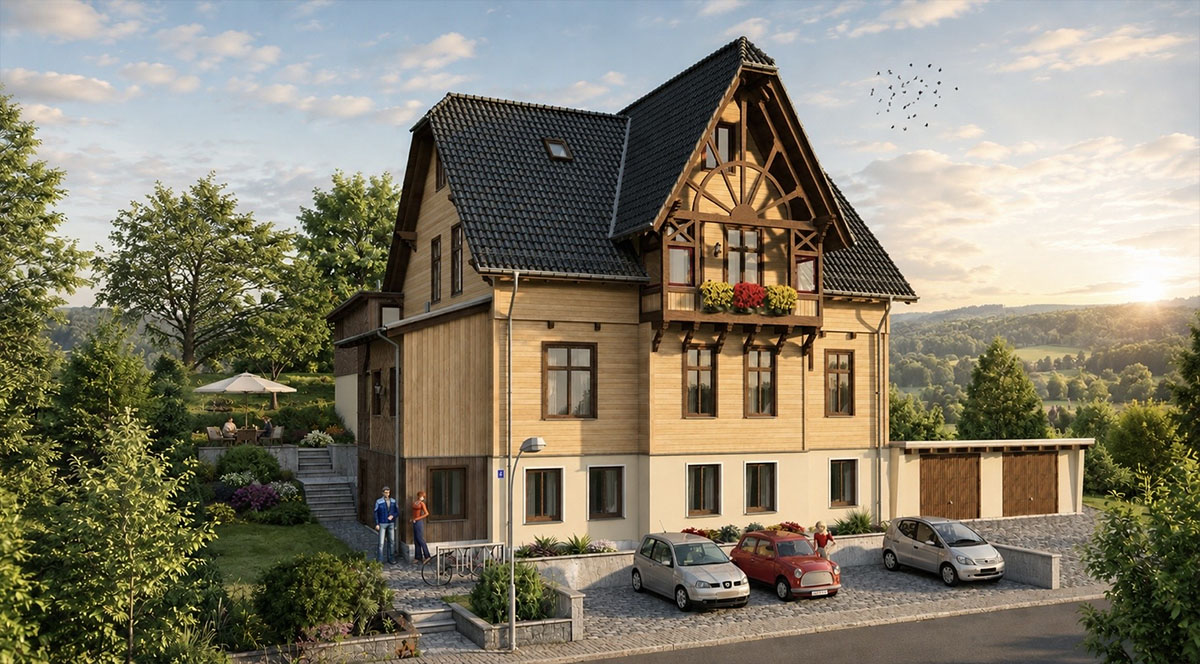 Stadtvilla in Wernigerode / Harz